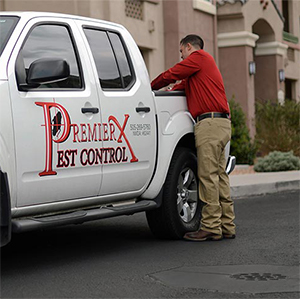 Bug Spray Man at Apartment Complex